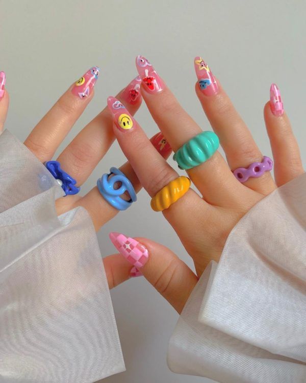 Diseños Bonitos De Uñas Para Niñas Y Uñas Postisas