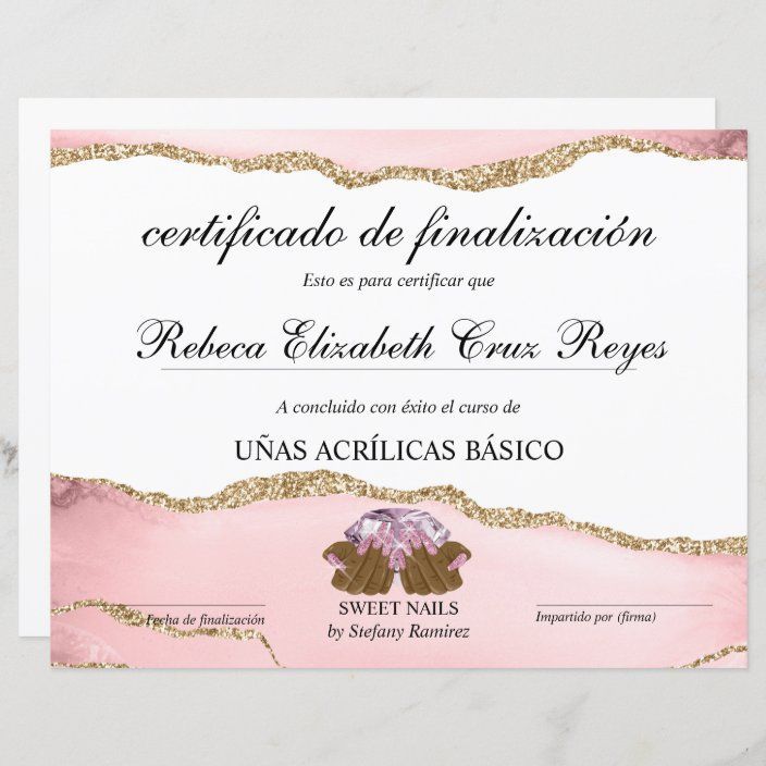 Diseños De Diplomas De Uñas
