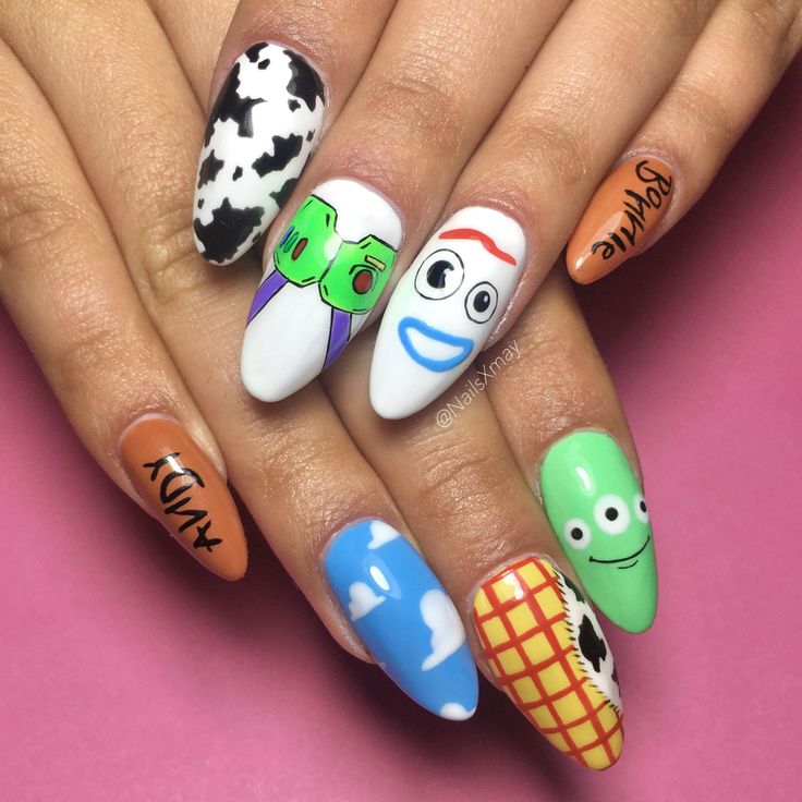Diseños De Toy Story Uñas Con Gelish Para Niñas