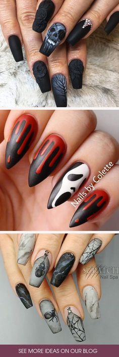 disenos-de-unas-acrilicas-calavera-2