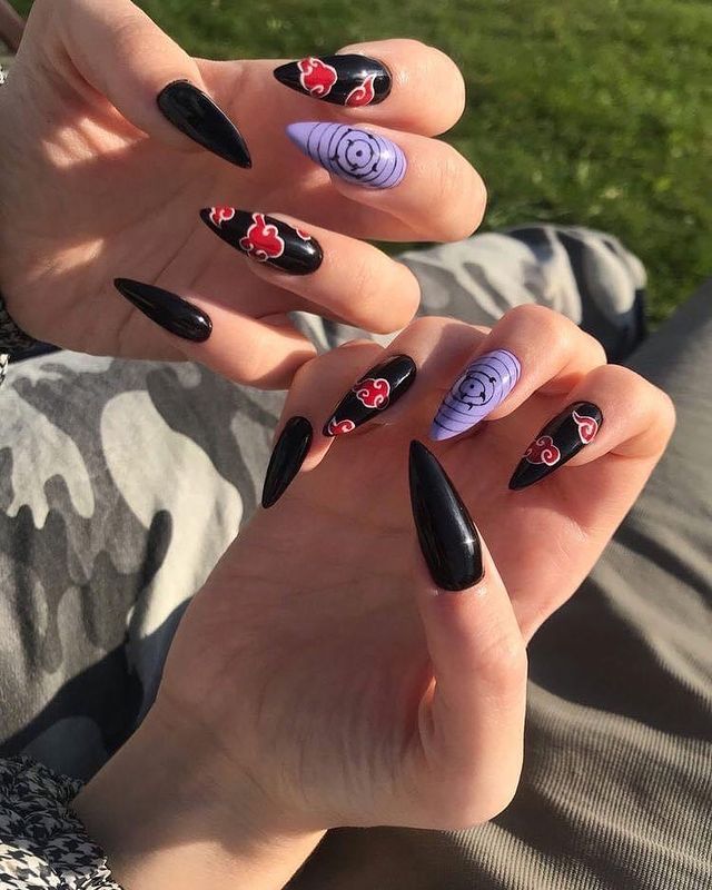 Diseños De Uñas Acrilicas De Naruto