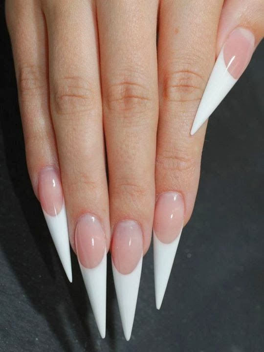 Diseños De Uñas Acrí­licas Punta De Lanza