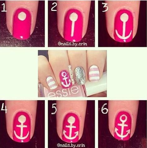 Diseños De Uñas Anclas Y Mimmi