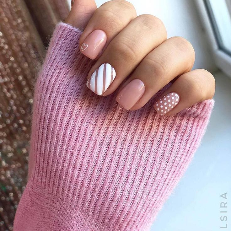 Diseños De Uñas Bonitas Rosa Pastel