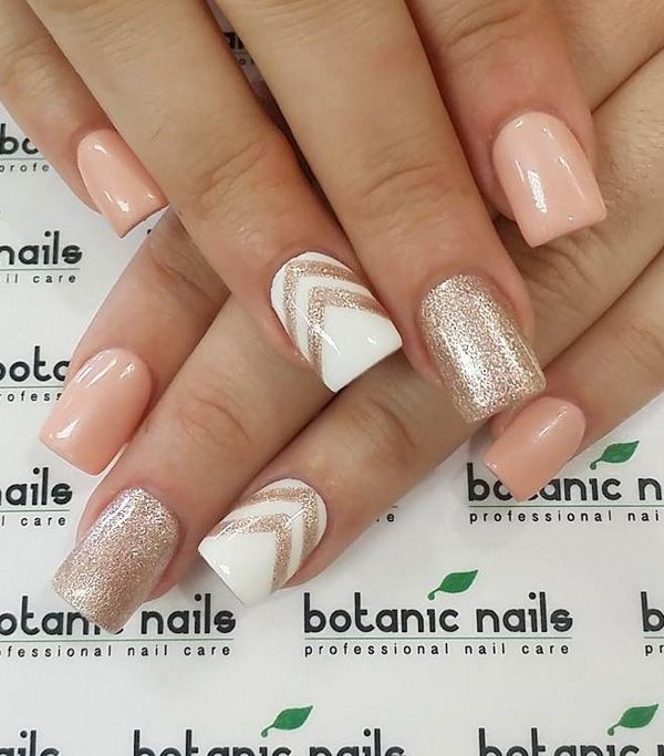 Diseños De Uñas Chevron