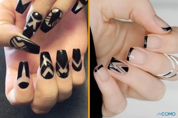 disenos-de-unas-color-piel-y-negro-7