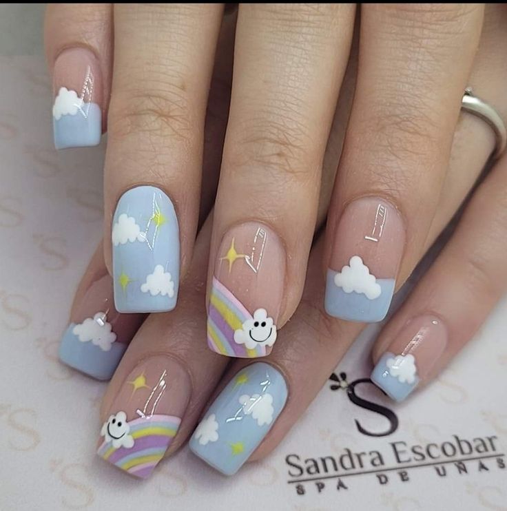 disenos-de-unas-color-rosa-azul-y-blanco-para-ninas-2