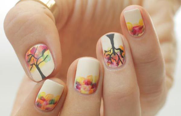 Diseños De Uñas Con Arboles