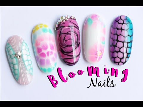 Diseños De Uñas Con Blooming