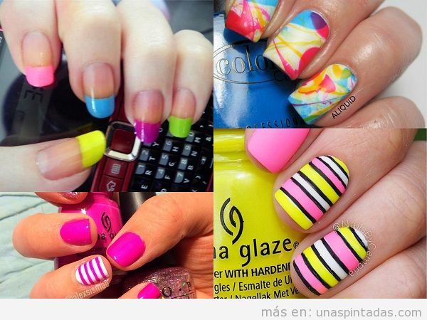 disenos-de-unas-con-colores-vibrantes-con-gliter-4