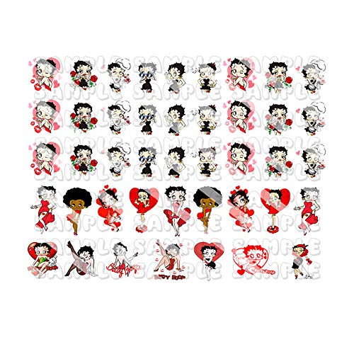 disenos-de-unas-con-estiquer-de-betty-boop-4