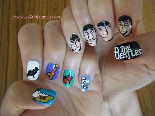 disenos-de-unas-con-imagenes-de-beatles-7