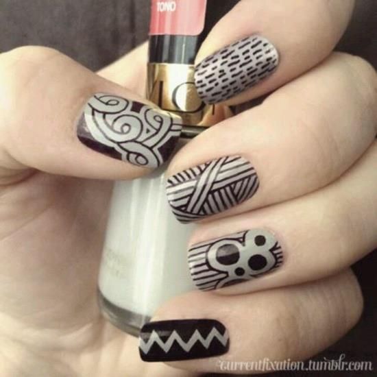 Diseños De Uñas Con Marcador