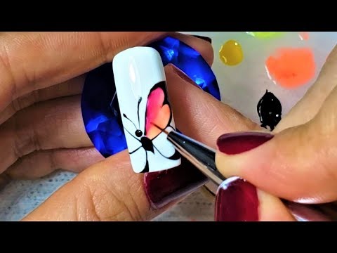 Diseños De Uñas Con Mariposas Paso a Paso