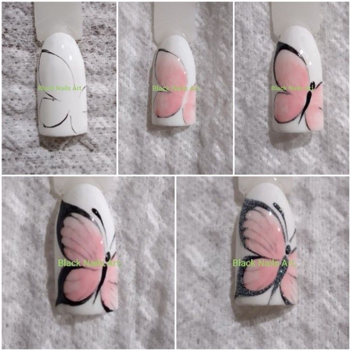 disenos-de-unas-con-mariposas-paso-a-paso-2