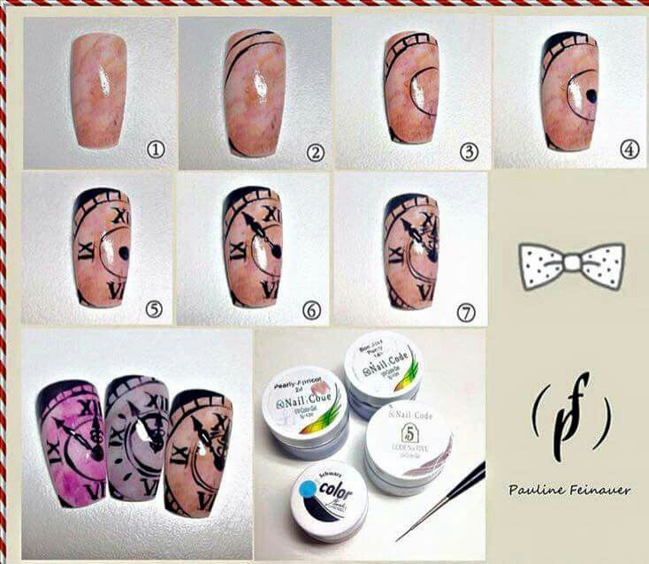 Diseños De Uñas Con Reloj
