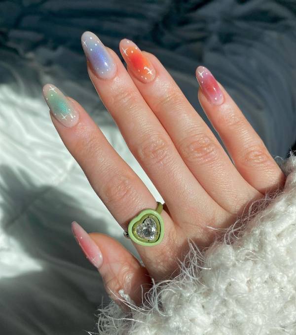 Diseños De Uñas Con Sombras