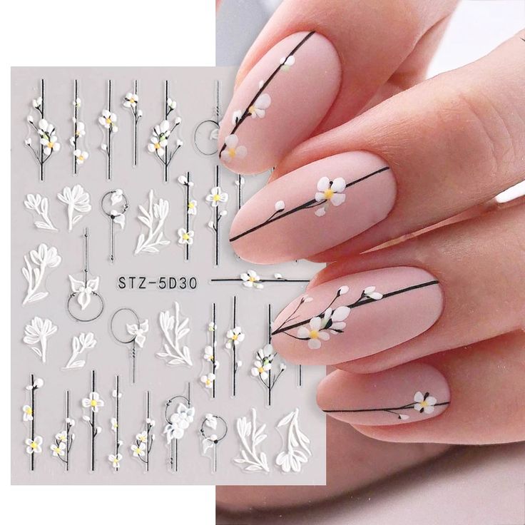 Diseños De Uñas Con Stikers