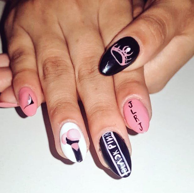 Diseños De Uñas De Blackpink Para Niñas