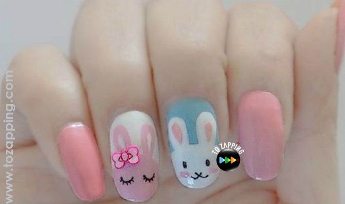 Diseños De Uñas De Conejitos