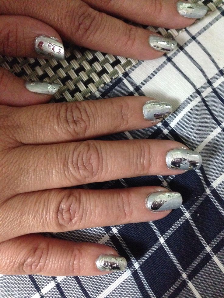 Diseños De Uñas De Espejo Roto