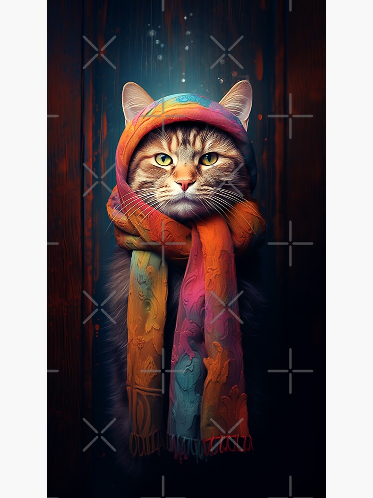 disenos-de-unas-de-gatos-con-bufanda-3