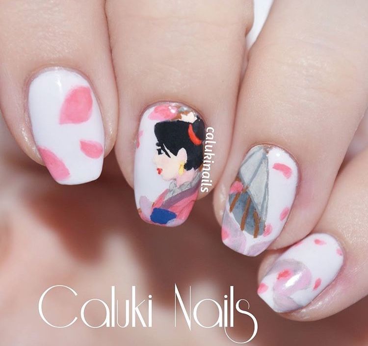 Diseños De Uñas De Mulan