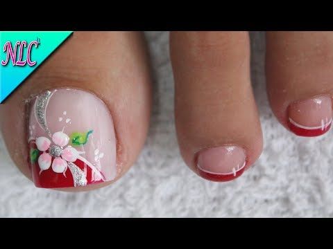 disenos-de-unas-de-pies-con-flores-rojas-2