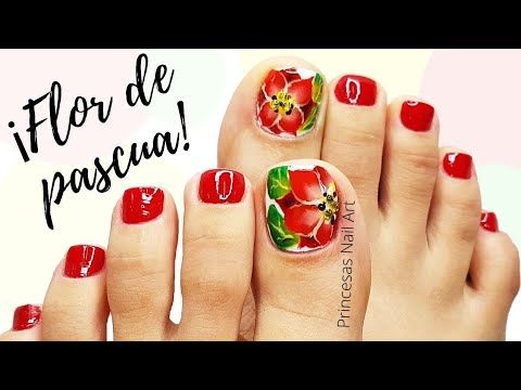 disenos-de-unas-de-pies-con-flores-rojas-4