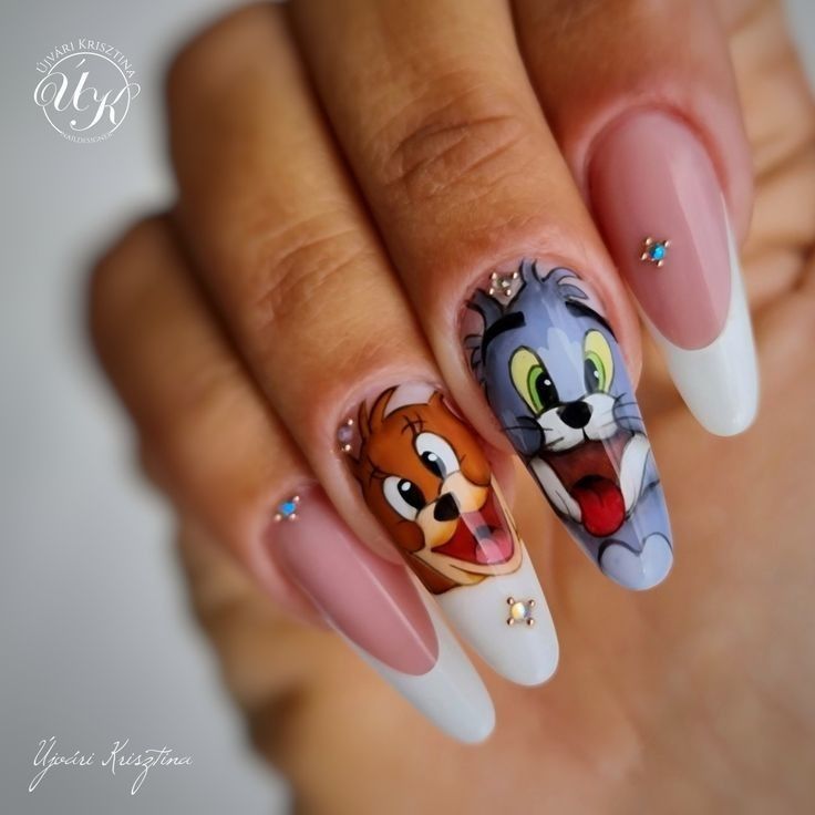 Diseños De Uñas De Tom Y Jerry