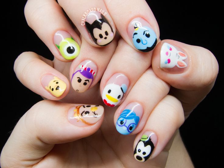 Diseños De Uñas De Tsum Tsum