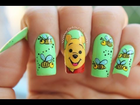 Diseños De Uñas De Winnie Pooh