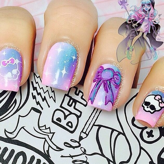 Diseños De Uñas Decoradas Monster High