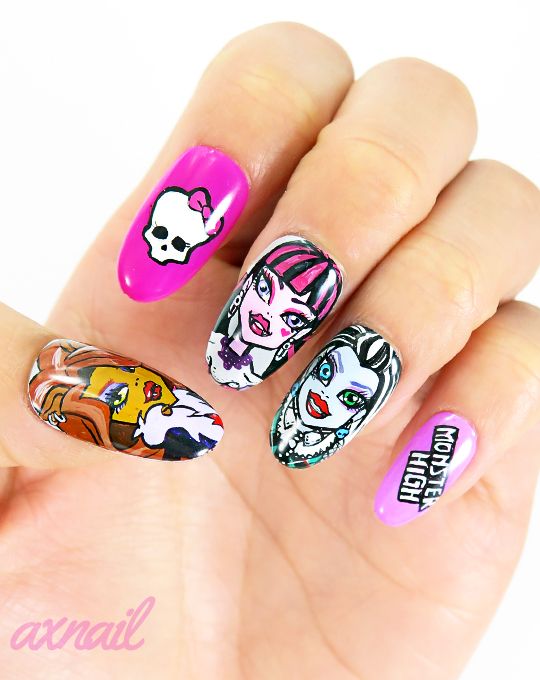 disenos-de-unas-decoradas-monster-high-2
