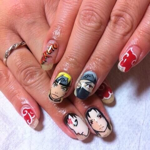 Diseños De Uñas Decoradas Naruto