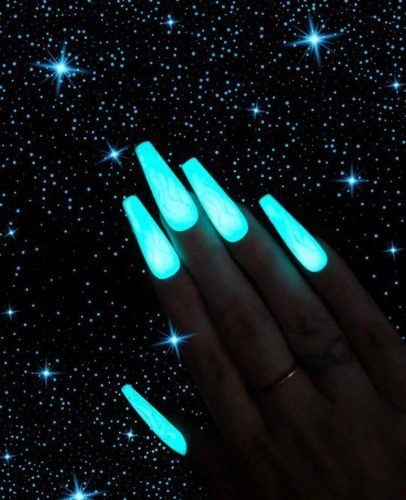 Diseños De Uñas Efecto Glow