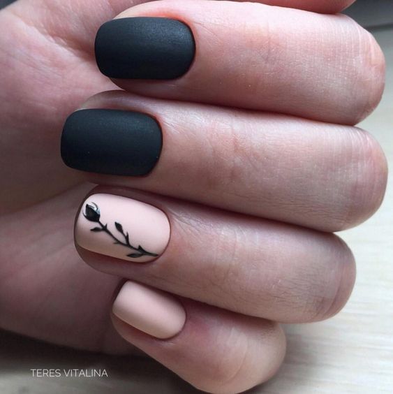 disenos-de-unas-en-rosa-pastrl-con-negro-6