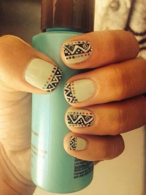 Diseños De Uñas Etnicos