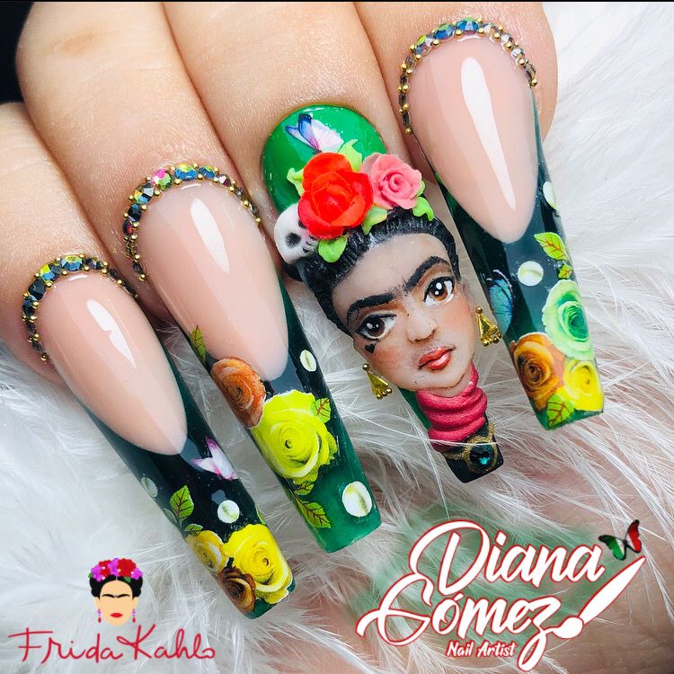 disenos-de-unas-frida-kawai-1