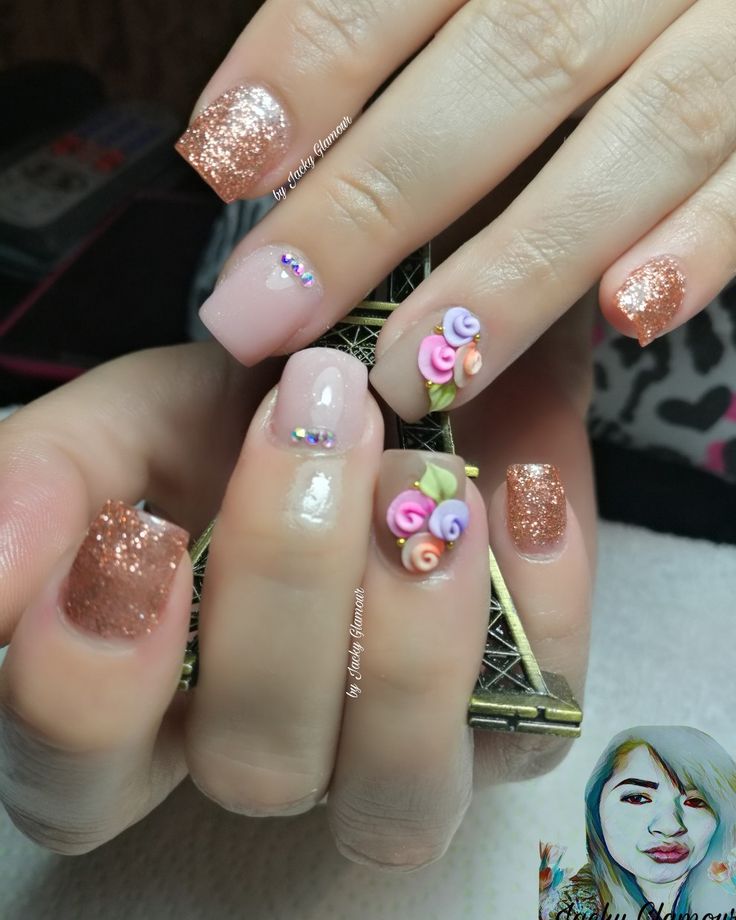 disenos-de-unas-gelish-cortas-3d-3