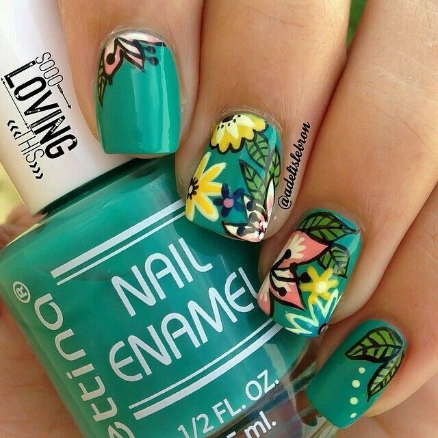 Diseños De Uñas Hawaianas