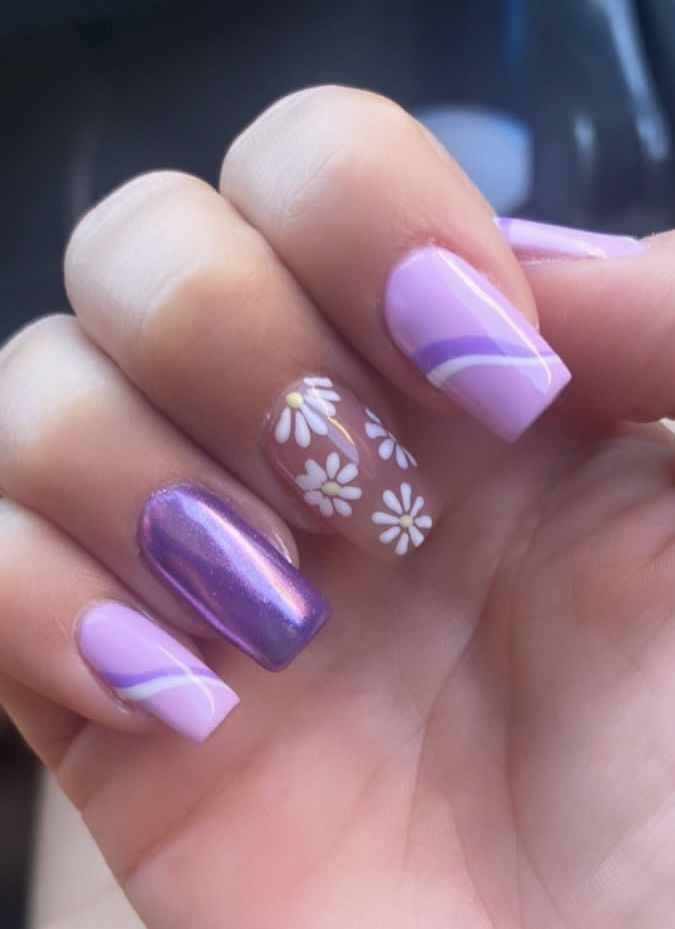 Disenos De Unas Moradas