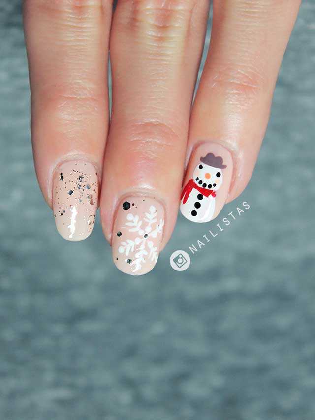 disenos-de-unas-navidenas-muneco-de-nieve-3