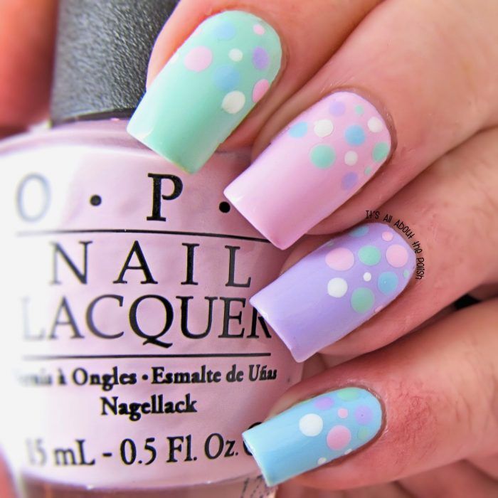 Diseños De Uñas Para Niñas Colores Pasteles