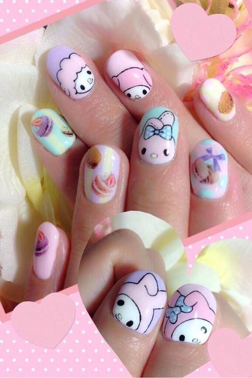 disenos-de-unas-para-ninas-con-dibujo-kawaii-7