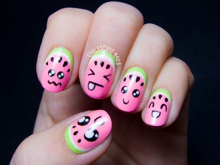 disenos-de-unas-para-ninas-sandia-2