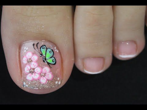disenos-de-unas-para-pies-mariposas-y-flores-2