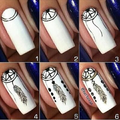 Diseños De Uñas Pinceladas Chinas
