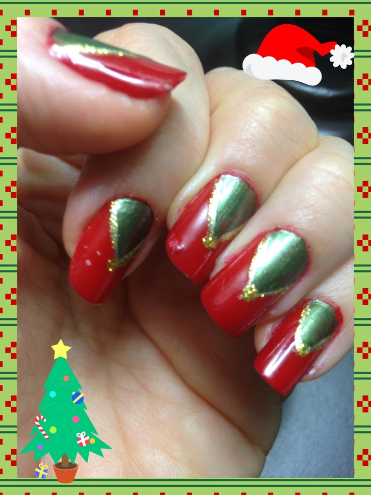 disenos-de-unas-rojo-con-verde-2