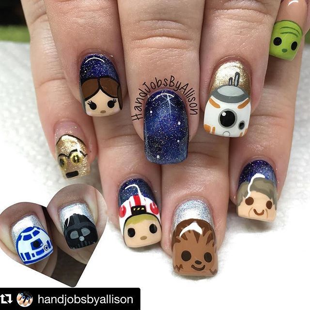 Diseños De Uñas Star Wars